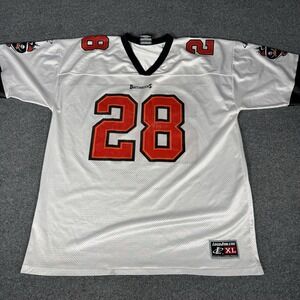 Logo Athletic Warrick Dunn Tampa Bay Buccaneers‎ White Road Jersey #28 XL